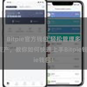 Bitpie官方钱包 轻松管理多链资产，教你如何快速上手Bitpie钱包！