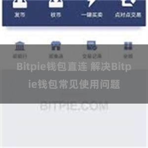 Bitpie钱包直连 解决Bitpie钱包常见使用问题