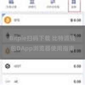 Bitpie扫码下载 比特派钱包DApp浏览器使用指南