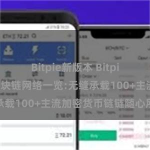 Bitpie新版本 Bitpie钱包支持的区块链网络一览:无缝承载100+主流加密货币链链随心所欲