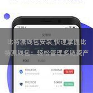 比特派钱包安装 快速掌握比特派钱包：轻松管理多链资产