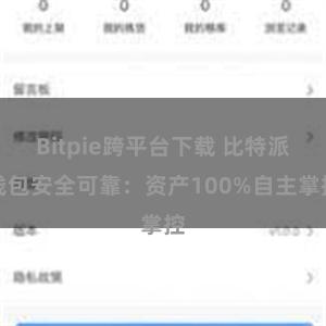 Bitpie跨平台下载 比特派钱包安全可靠：资产100%自主掌控