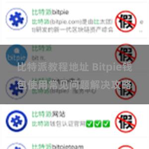 比特派教程地址 Bitpie钱包使用常见问题解决攻略