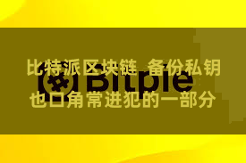 比特派区块链  备份私钥也口角常进犯的一部分