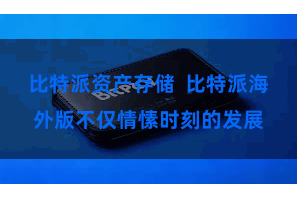 比特派资产存储  比特派海外版不仅情愫时刻的发展