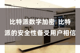 比特派数字加密  比特派的安全性备受用户相信